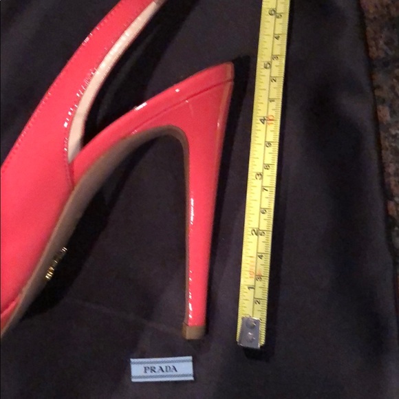 ****SOLD****Authentic Prada peep Toe Heels in 7.5 - Picture 6 of 6